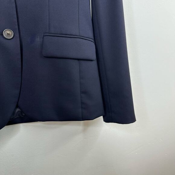 J. Crew Navy 1035 Two-Button Jacket in Super 120's Wool - Picture 5 of 8